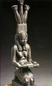 Bronzestatuette des Hapi aus ptolem�ischer Zeit, Louvre/Paris (in neuem Fenster)
