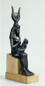 Isis und Horus - 664-332 v. Chr., Louvre/Paris (in neuem Fenster)