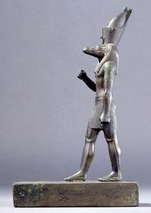 Statuette Sobeks - 26. Dyn. (595-589 BC), Louvre/Paris (in neuem Fenster)