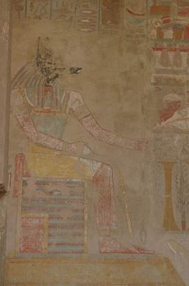 Anubis im Hatschepsut-Tempel (in neuem Fenster)