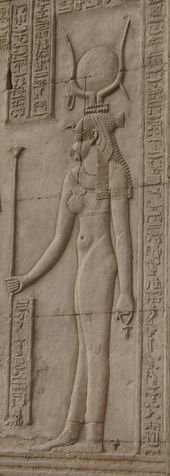 Hathor im Tempel von Kom Ombo (in neuem Fenster)