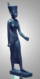 Bronzestatuette von Neith - 26. Dyn. 664-525 v. Chr. (in neuem Fenster)