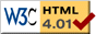 Valid HTML 4.01 Transitional - externer Link in neuem Fenster